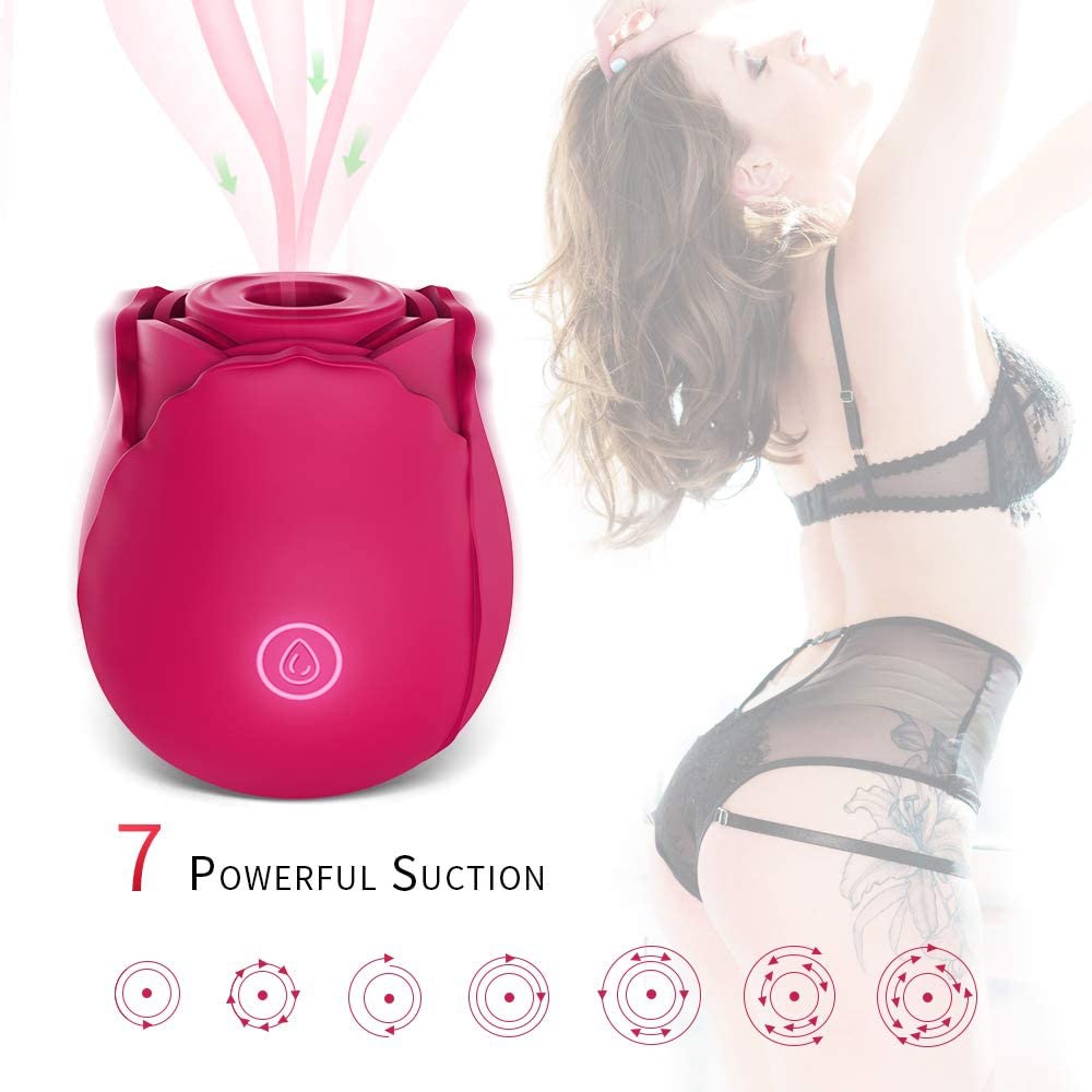 Rose Shape Erotic Vibrator