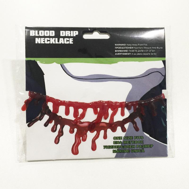 Horror Blood Drip Necklace