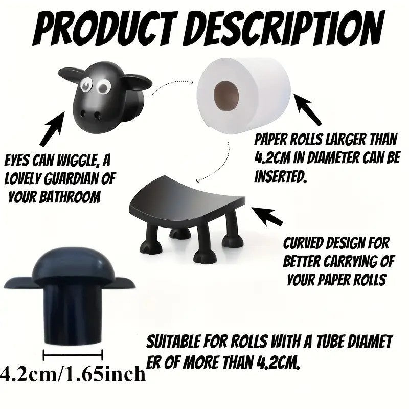 Cute Sheep Shaped Toilet Paper Holder