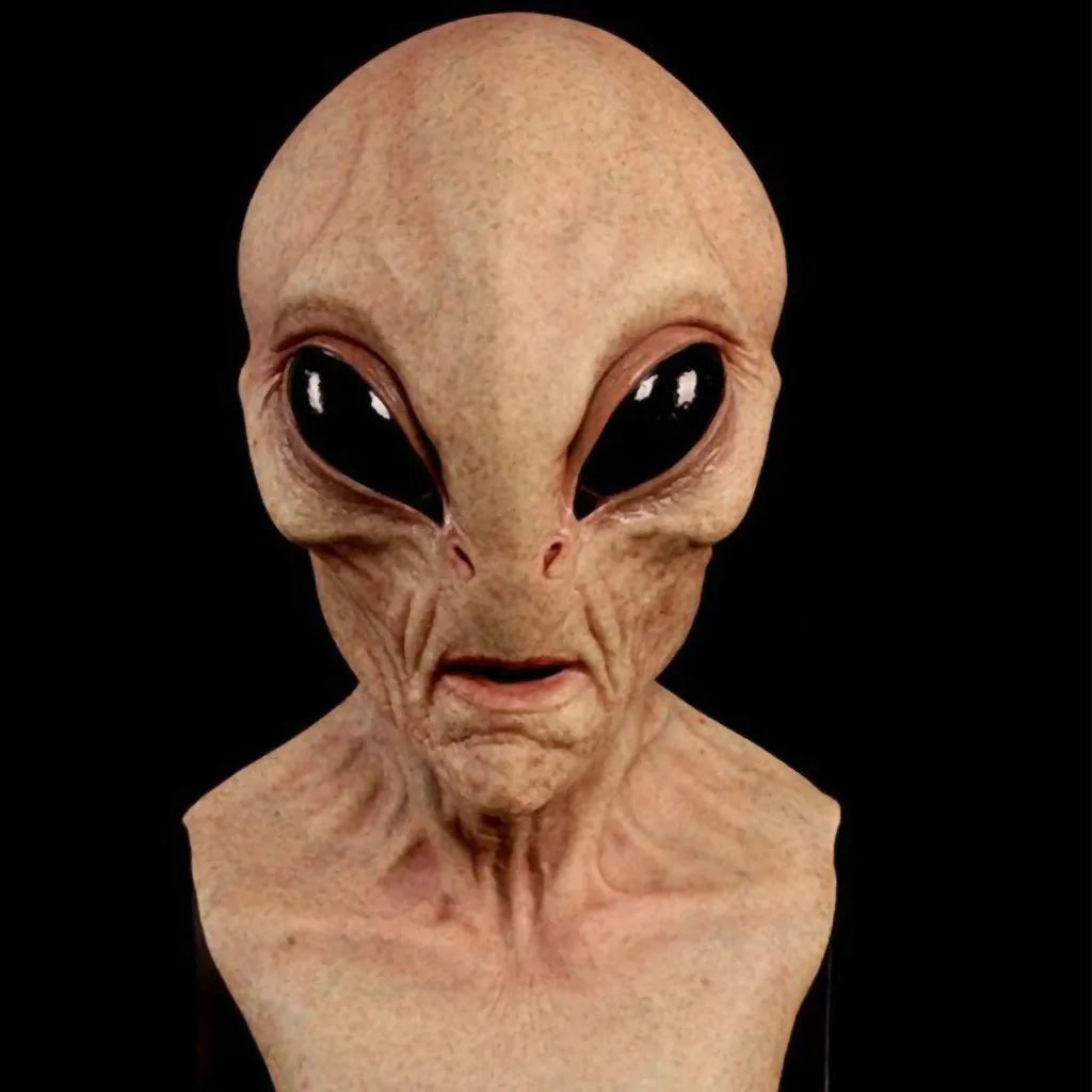 Alien Scary Big Eyes Horror Full Head Latex Mask