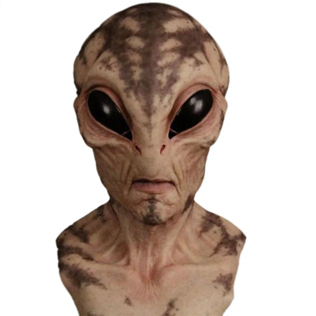 Alien Scary Big Eyes Horror Full Head Latex Mask