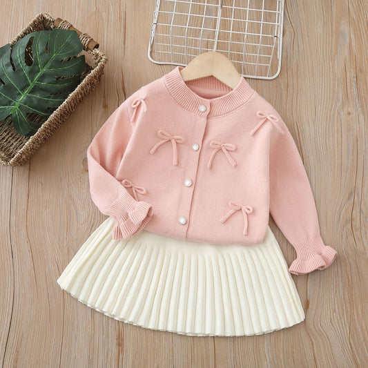 Retro Sweater Skirt Set