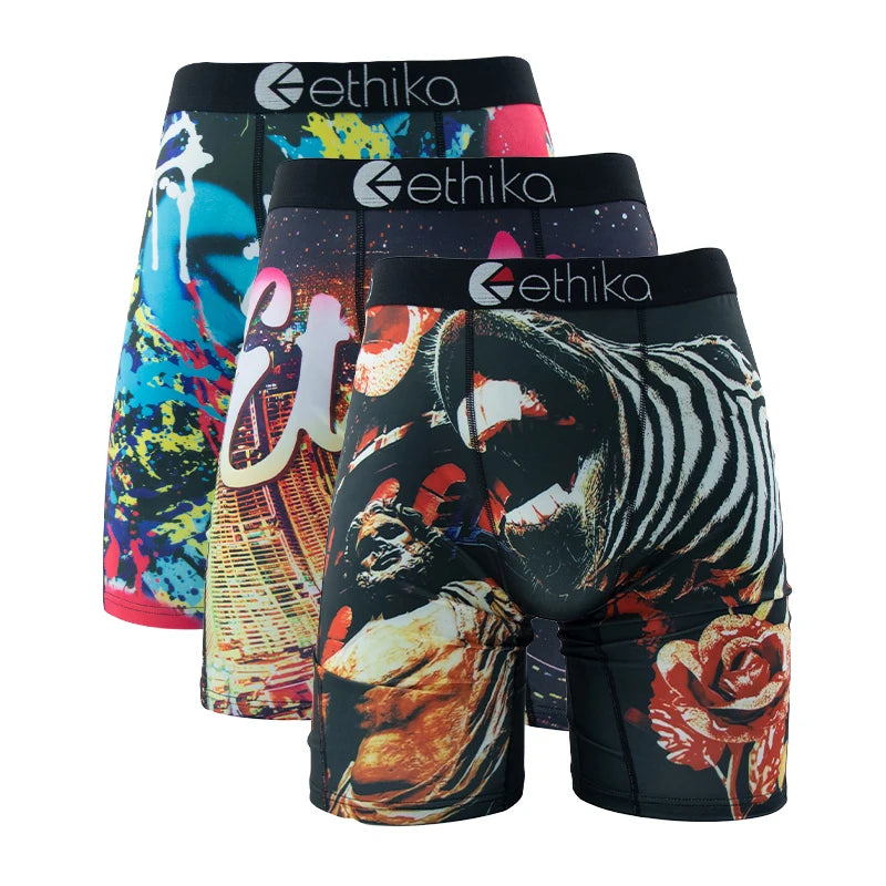 ETHIKA Breathable Boxer Briefs - 3Pcs