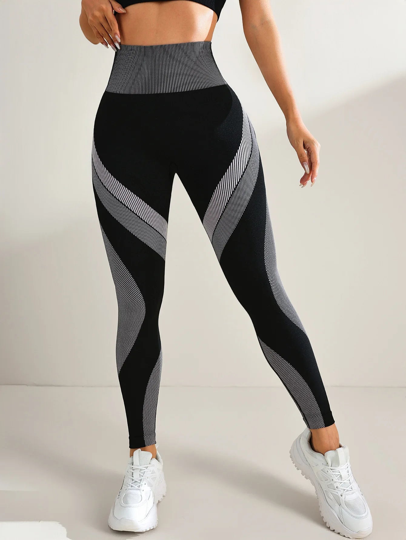 Seamless Yoga Tummy Control High Waist Leggings