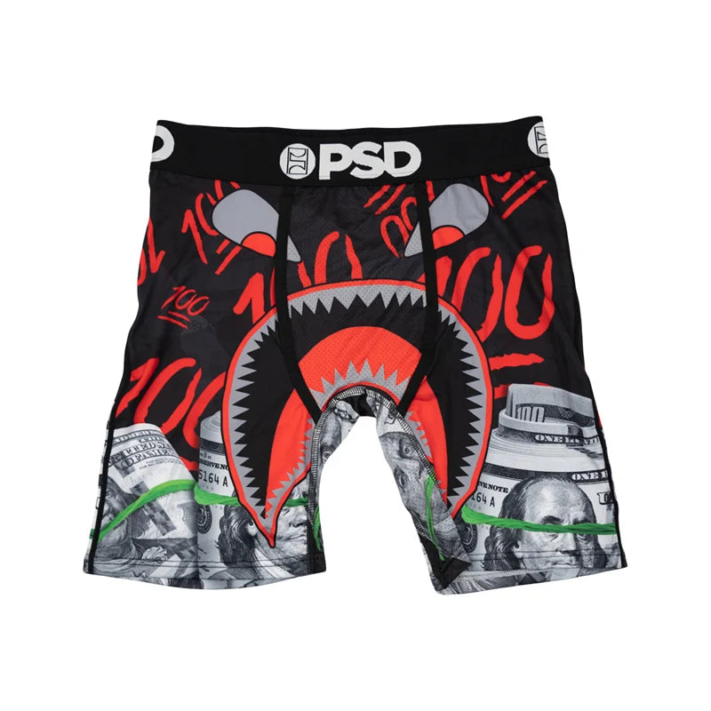 PSD Breathable Printed  Boxer Briefs - 1Pcs