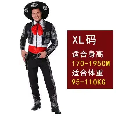 Western Heroic Mexican Ethnic Cosplay Costume