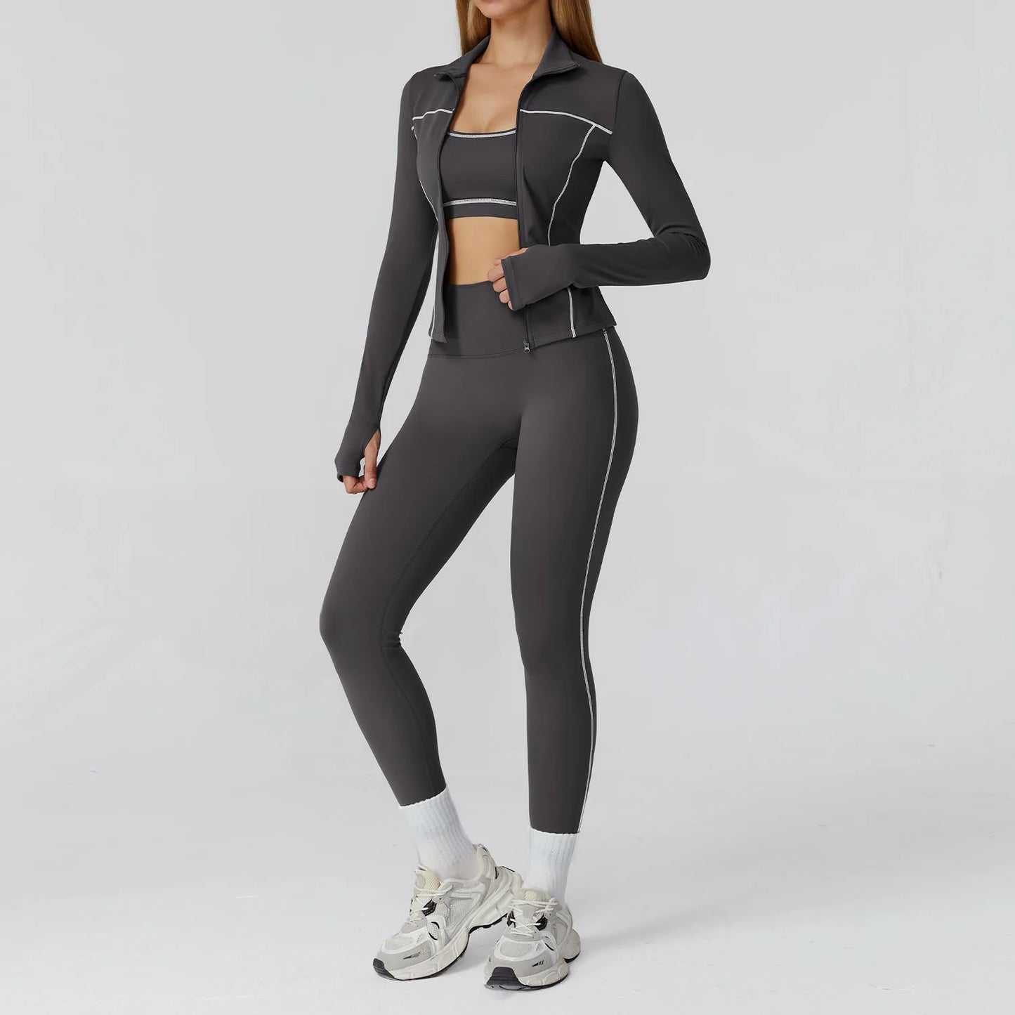 Sports Tracksuit Workout Yoga Set 2/3PCS