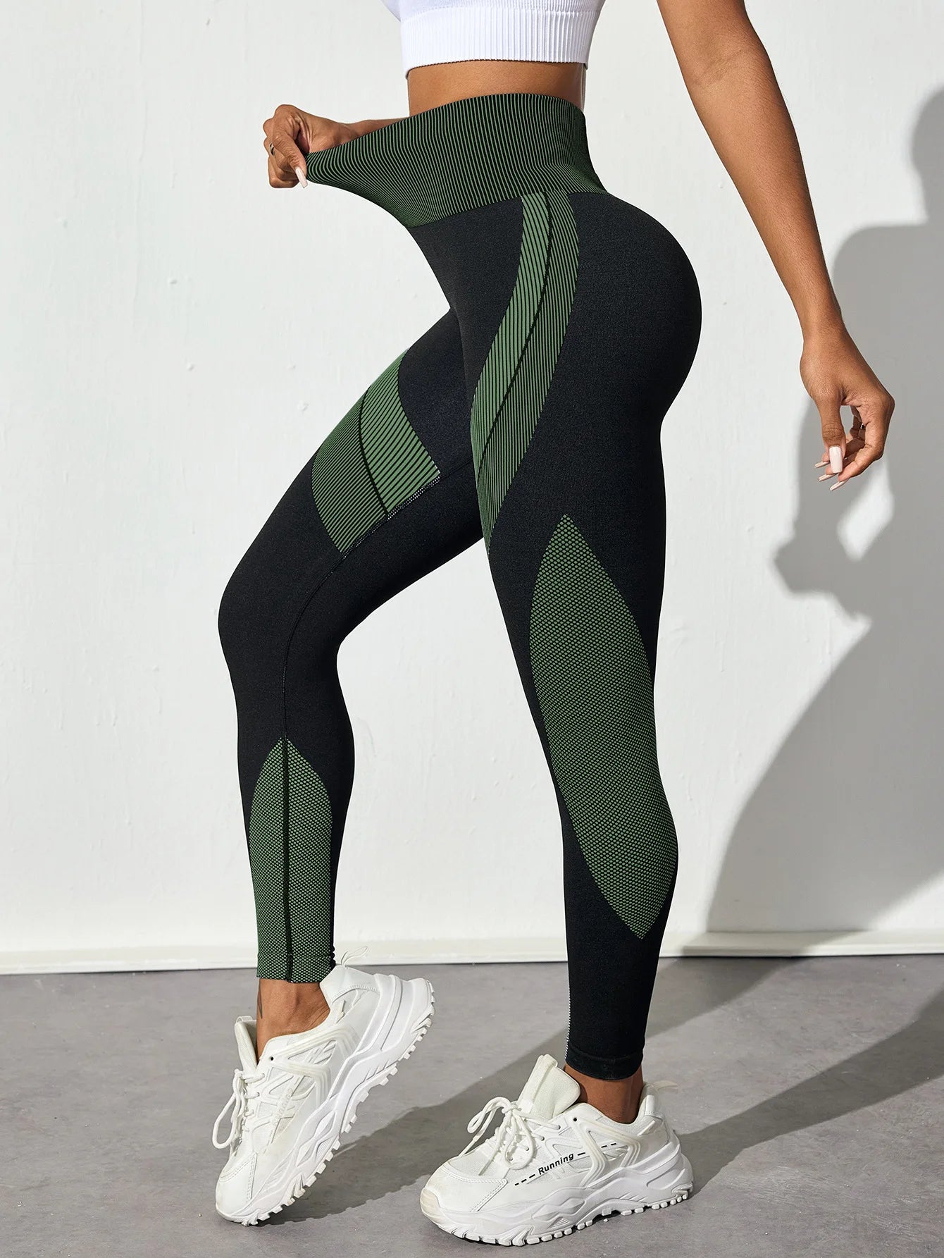 Seamless Yoga Tummy Control High Waist Leggings