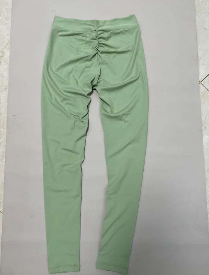 V Back Gym Fitness Workout Yoga Pants