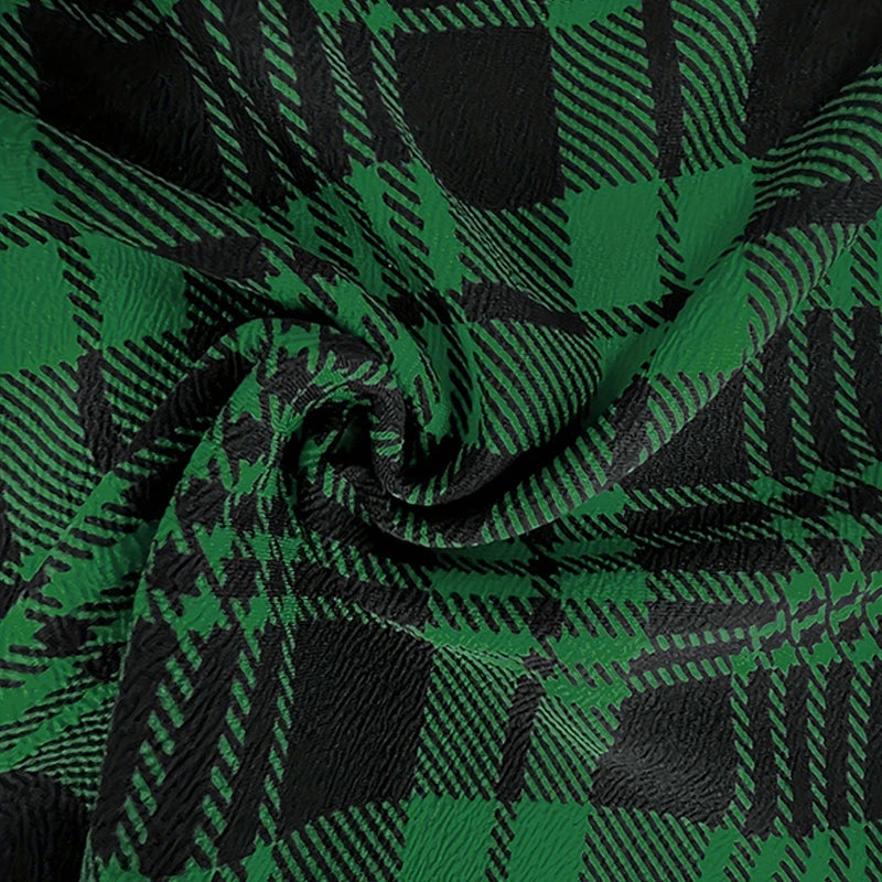 Plaid Micro Skirt - Plus Size