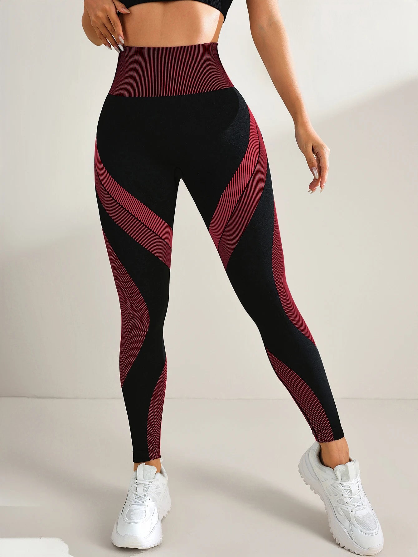 Seamless Yoga Tummy Control High Waist Leggings