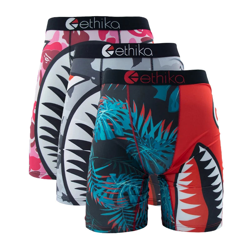ETHIKA Breathable Boxer Briefs - 3Pcs