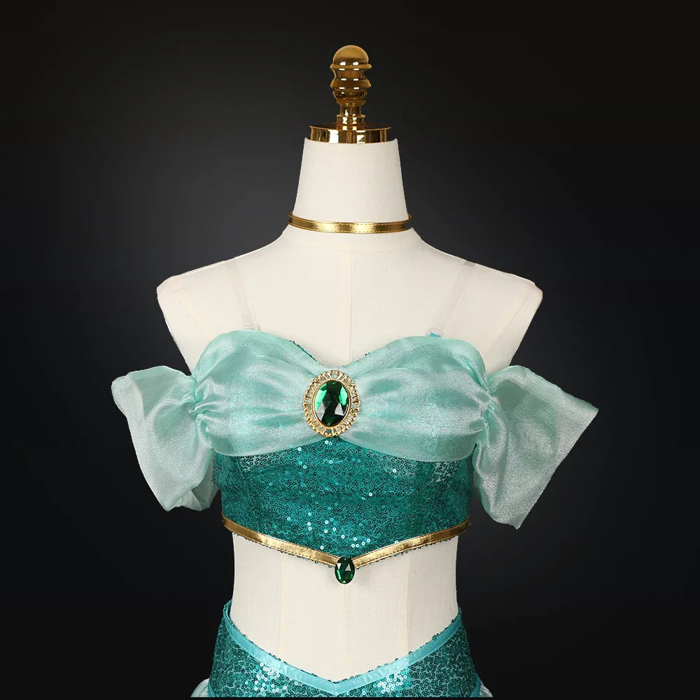 Carnival Jasmine Princess Dress Cosplay Costume