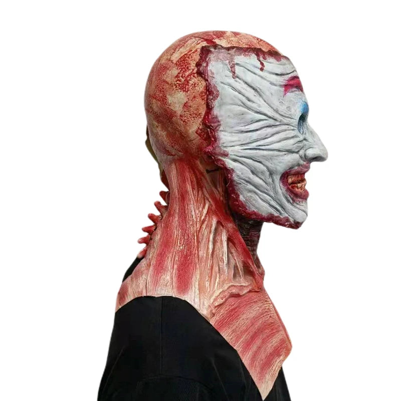 Double-layer Ripped Mask Bloody Horror Skull Latex Mask