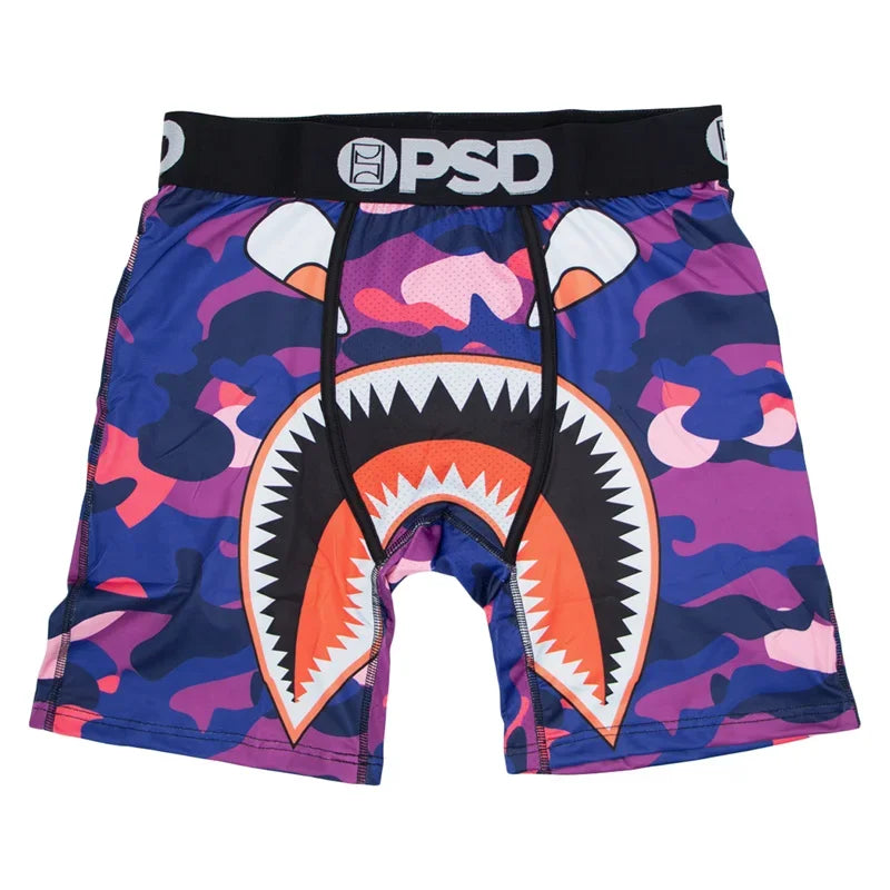 PSD Breathable Printed  Boxer Briefs - 1Pcs