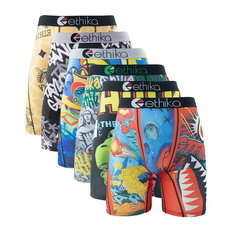 ETHIKA Breathable Boxer Briefs - 6Pcs
