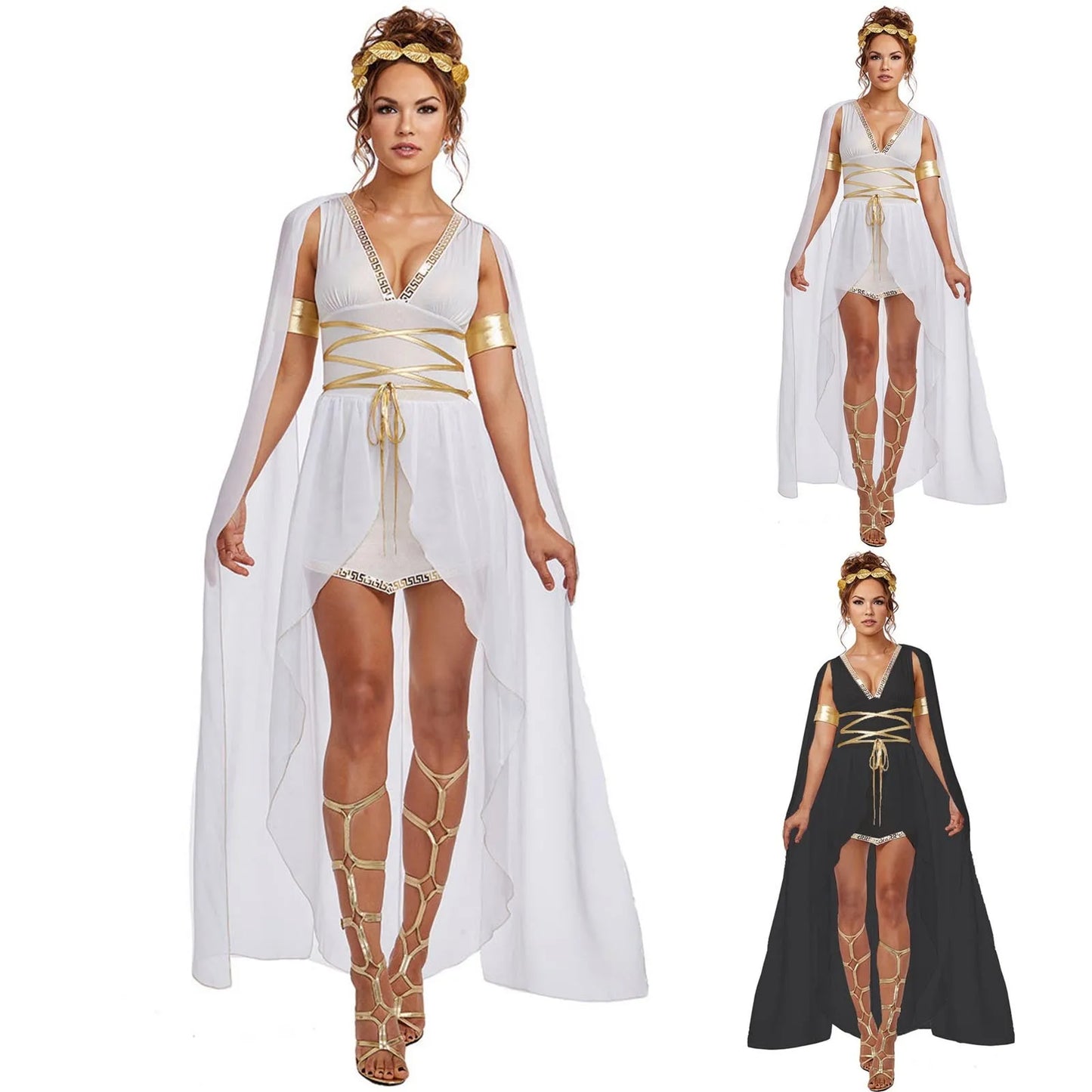 Ancient Greek Goddess Halloween Costume Dress Costume Tunic