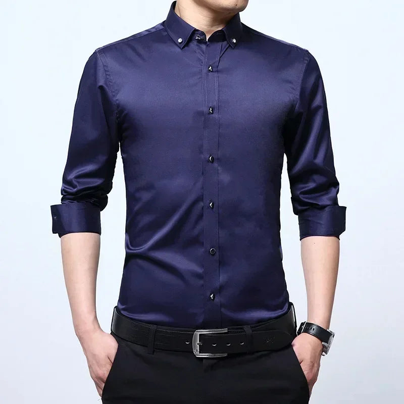 Slim-Fit High-Quality Button Down