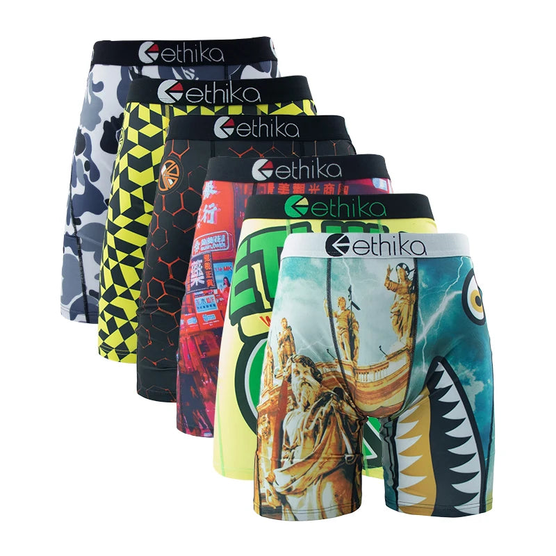 ETHIKA Breathable Boxer Briefs - 6Pcs