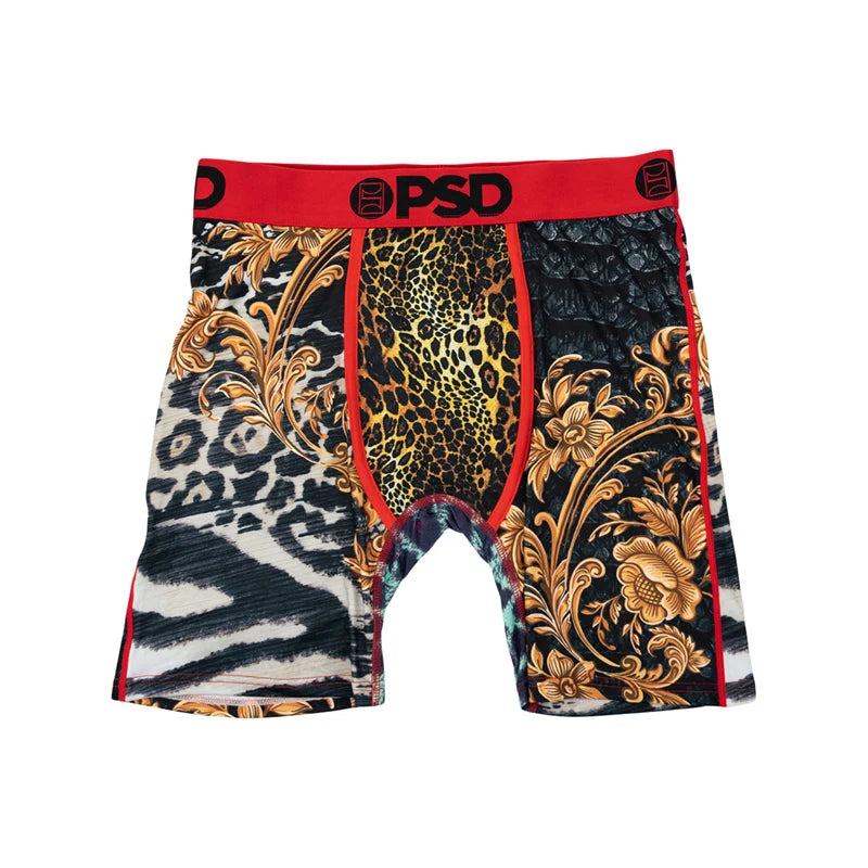 PSD Breathable Printed  Boxer Briefs - 1Pcs