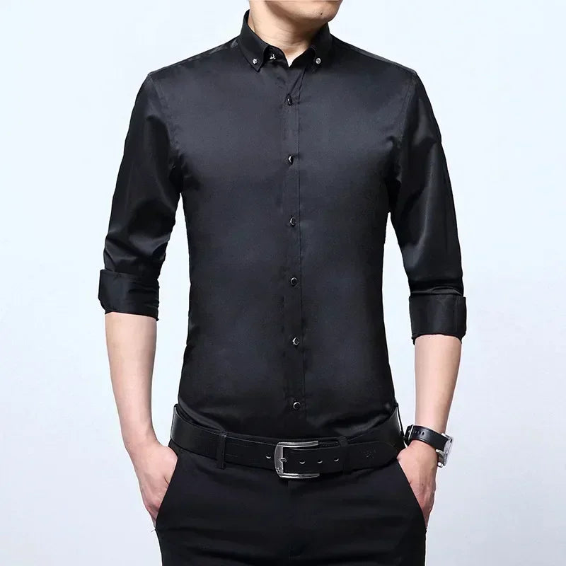 Slim-Fit High-Quality Button Down