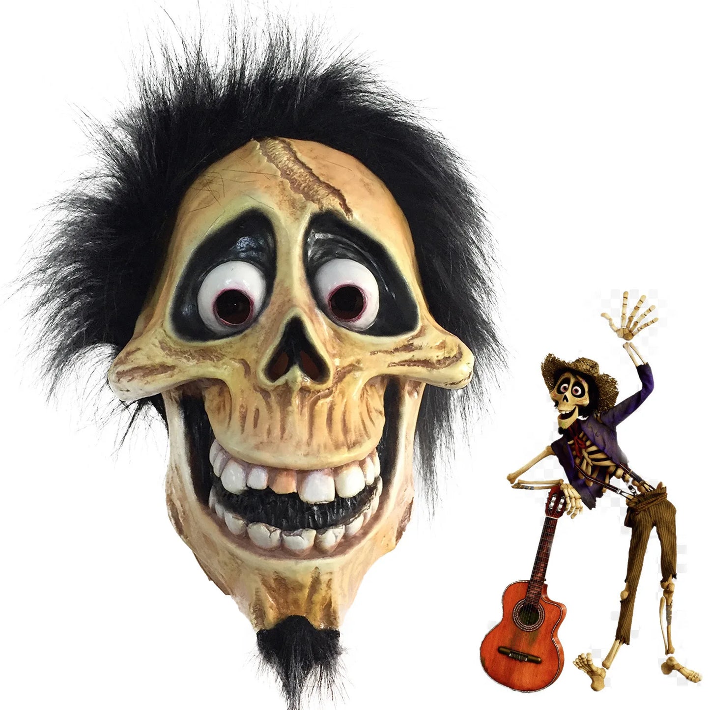 Hector Rivera Halloween Coco Suit Skeleton Cosplay Clothing Great-grandfather Outfit