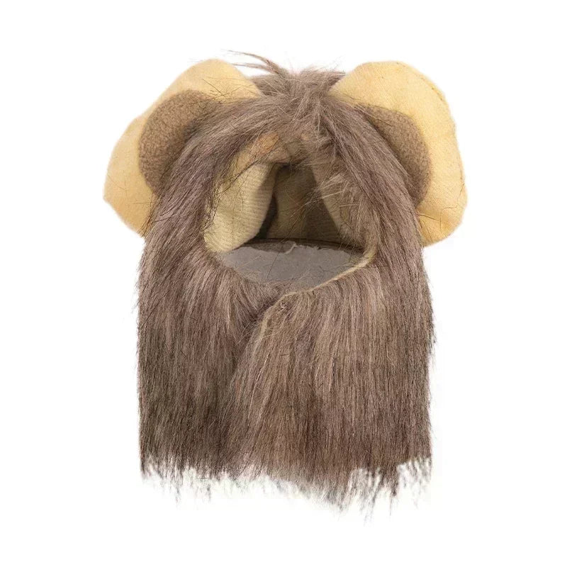 Cute Lion Mane Cat Wig Hat Cosplay Halloween Costume