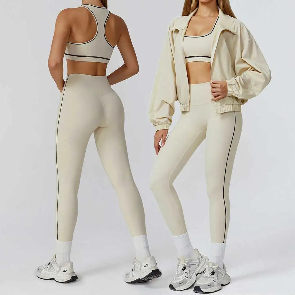 Sports Tracksuit Workout Yoga Set 2/3PCS