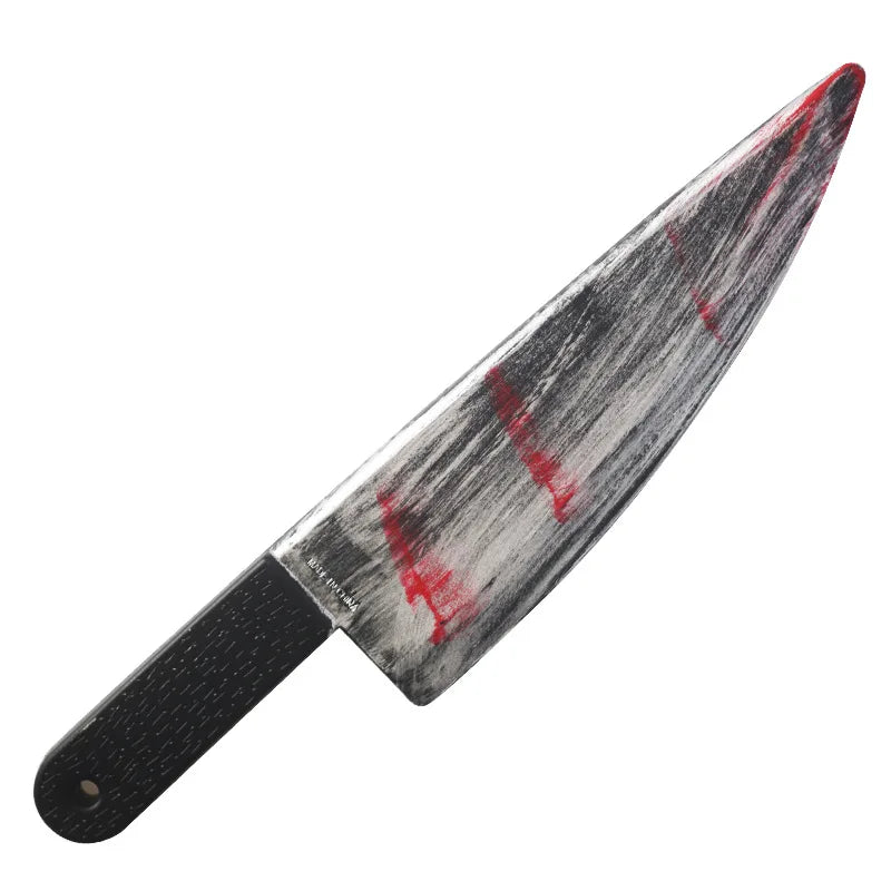 Halloween Bloody Knife DIY Party Decoration Plastic Kitchen Knife Halloween Props