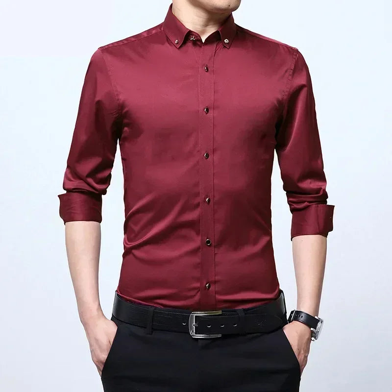 Slim-Fit High-Quality Button Down