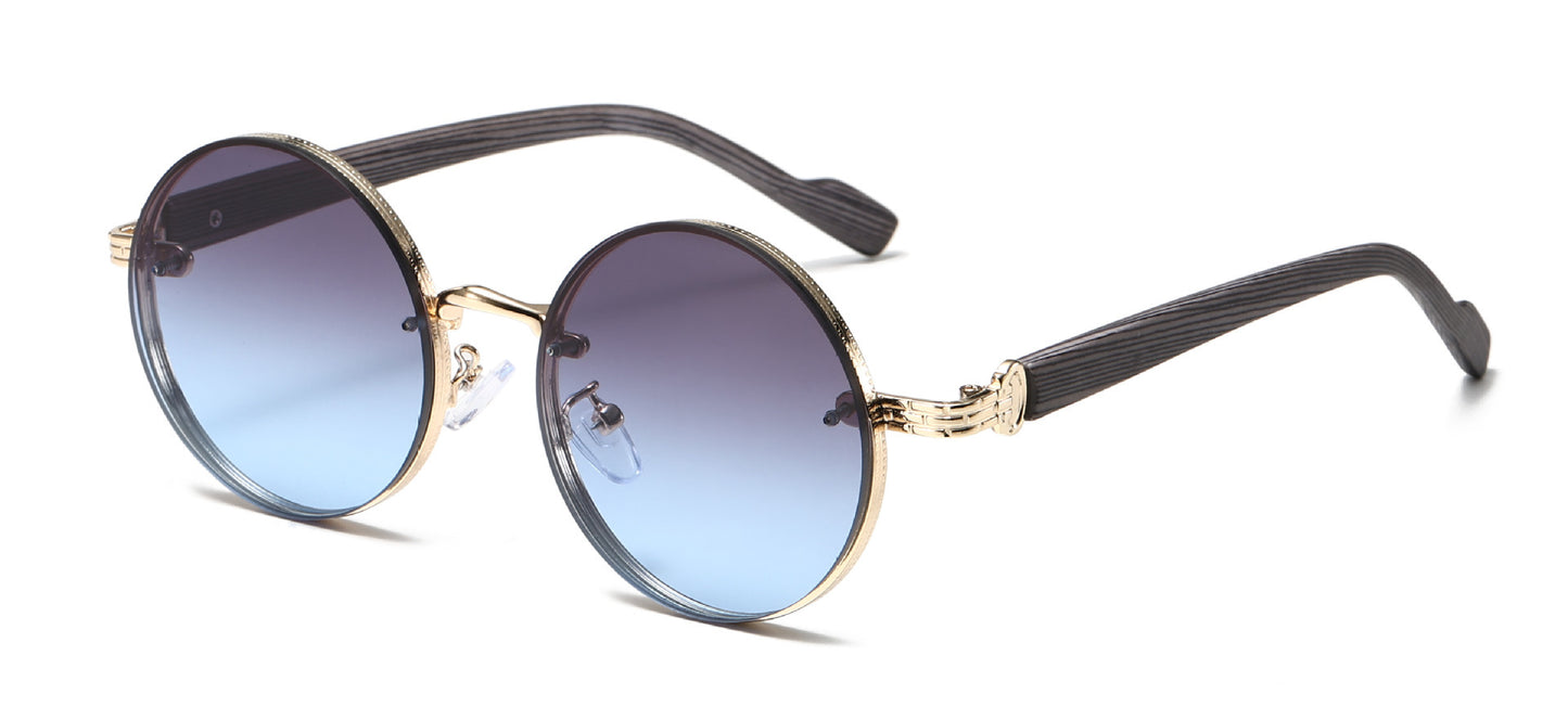 Metal Round Frame Sunglasses