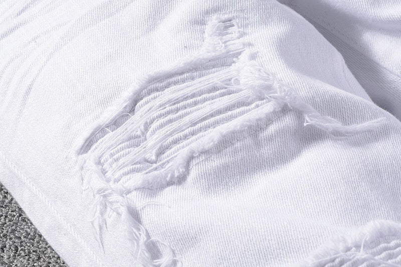 High Street Slim Tear Patch Jeans