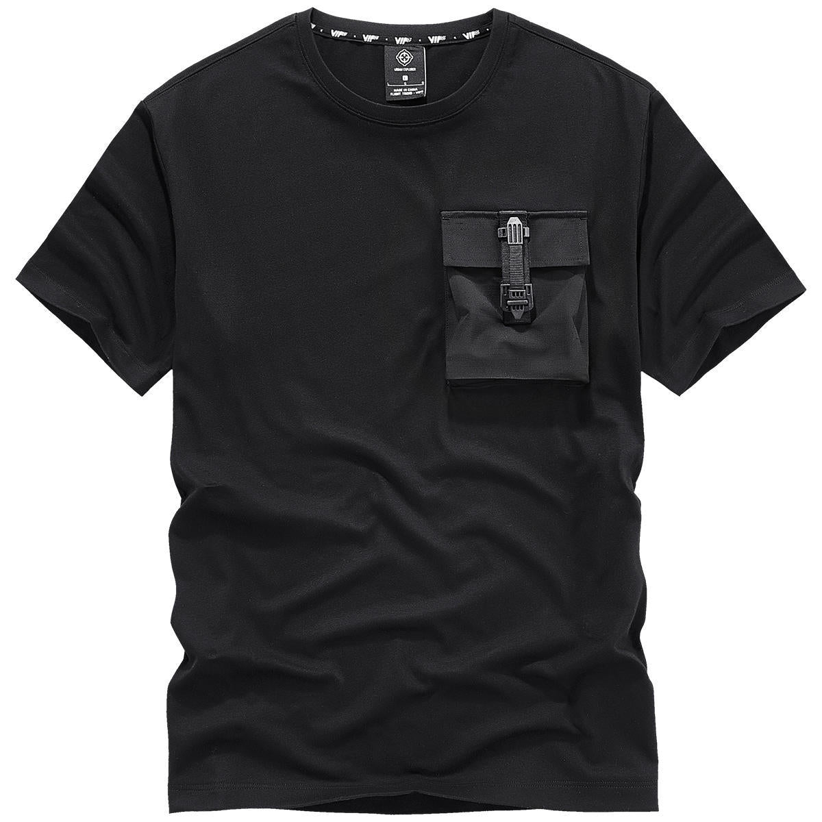 Versatile Pocketed Short-Sleeved Tee