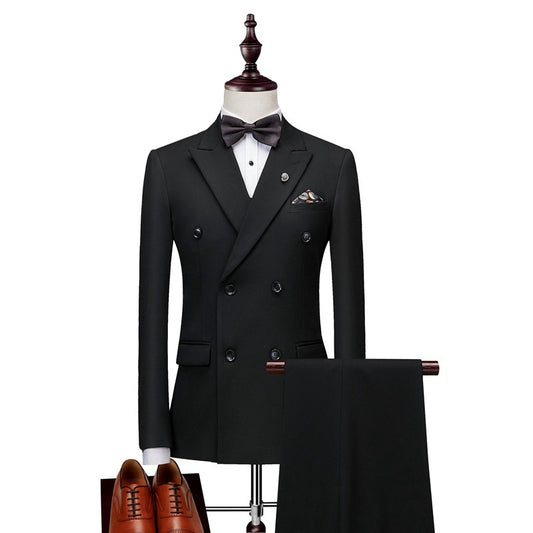 British Double Breasted Three-Piece Suit