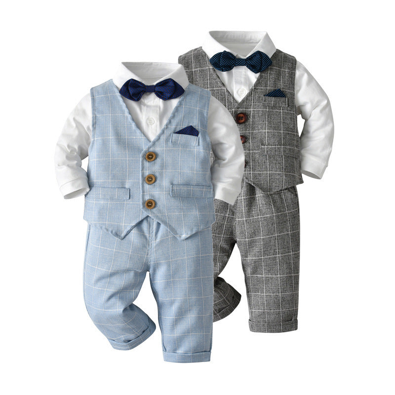 Bow Tie Two-Piece Single-Breasted Suit
