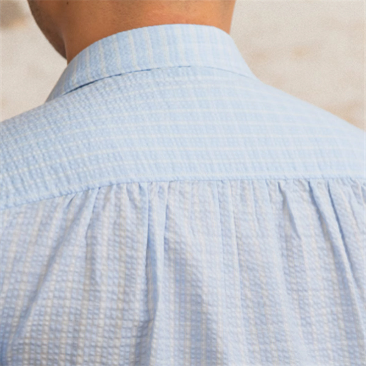 Seersucker Breathable Button Down