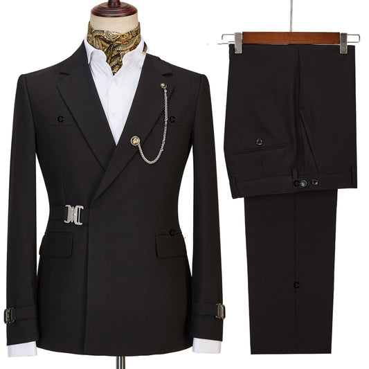Slim-Fit European Formal Suit