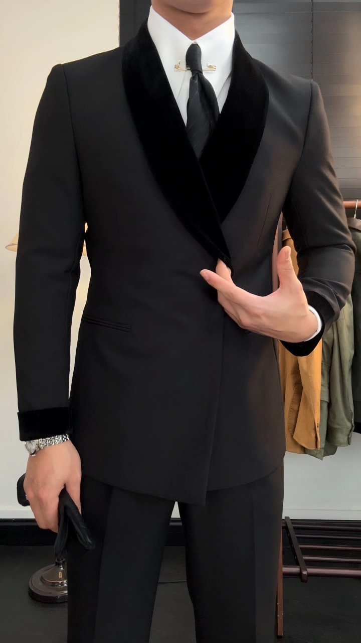 Velvet Shawl Lapel Sheffield Blazer