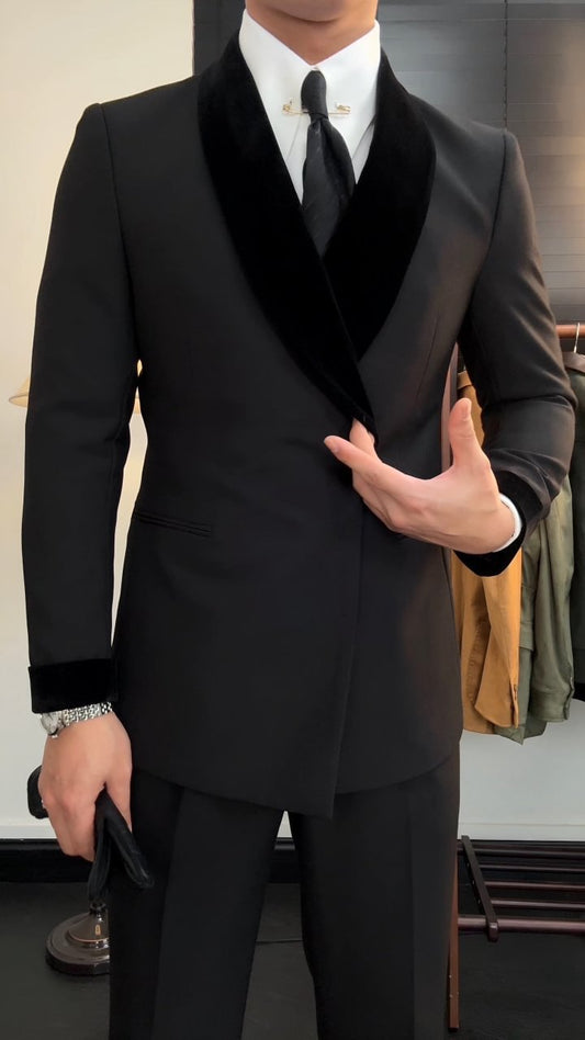 Velvet Shawl Lapel Sheffield Blazer
