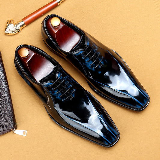 Patent Leather Oxford Dress Shoes