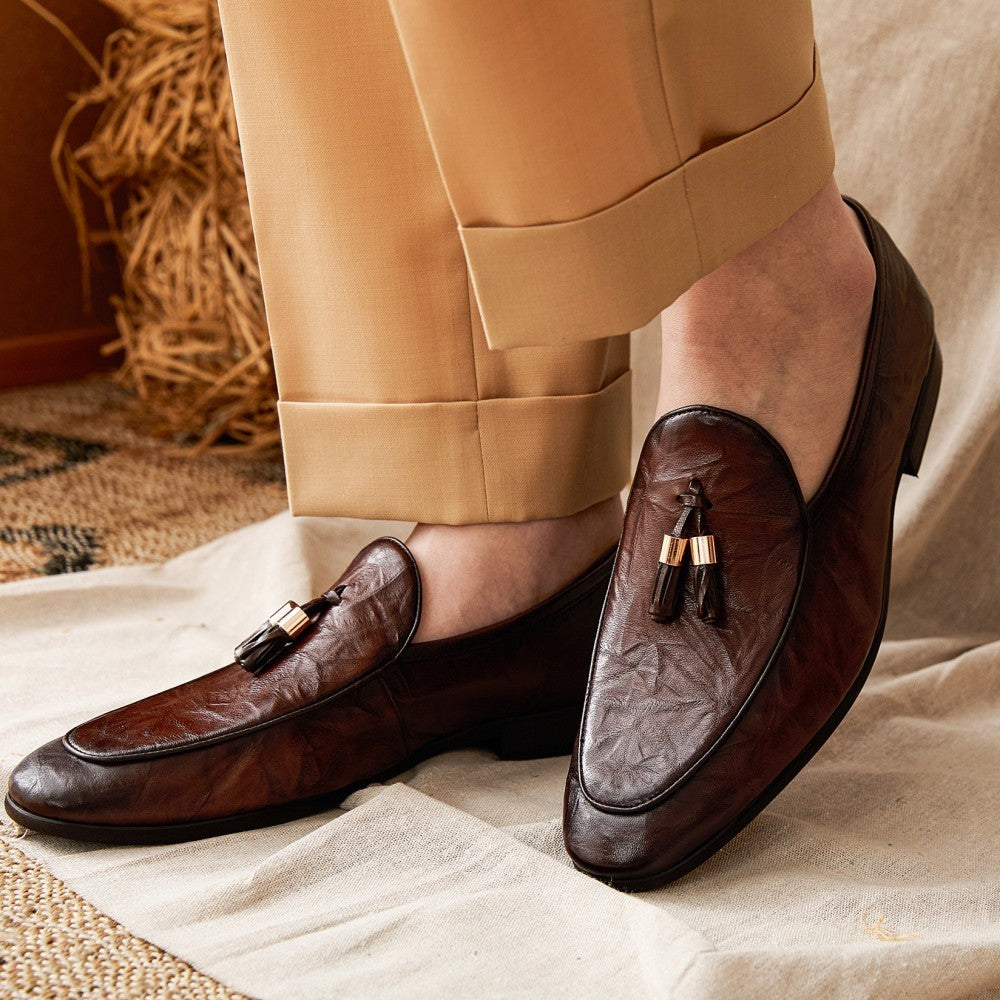 Business Tassel Slip-On Dress Shoes
