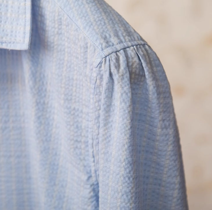 Seersucker Breathable Button Down